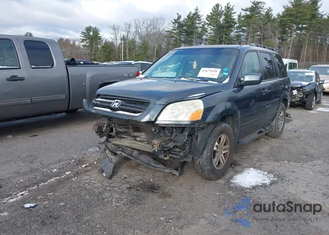2004 Honda Pilot Ex-L z USA, uszkodzony, nr VIN 2HKYF18644H553498